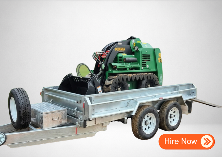 Kanga DT835 mini loader available for hire from Make It Hire in Mission Beach, Tully Cassowary Coast