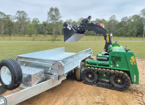 Hire Kanga Loader Skid Steer, Hire Tipper Trailer Tully, Mission Beach, Cassowary Coast